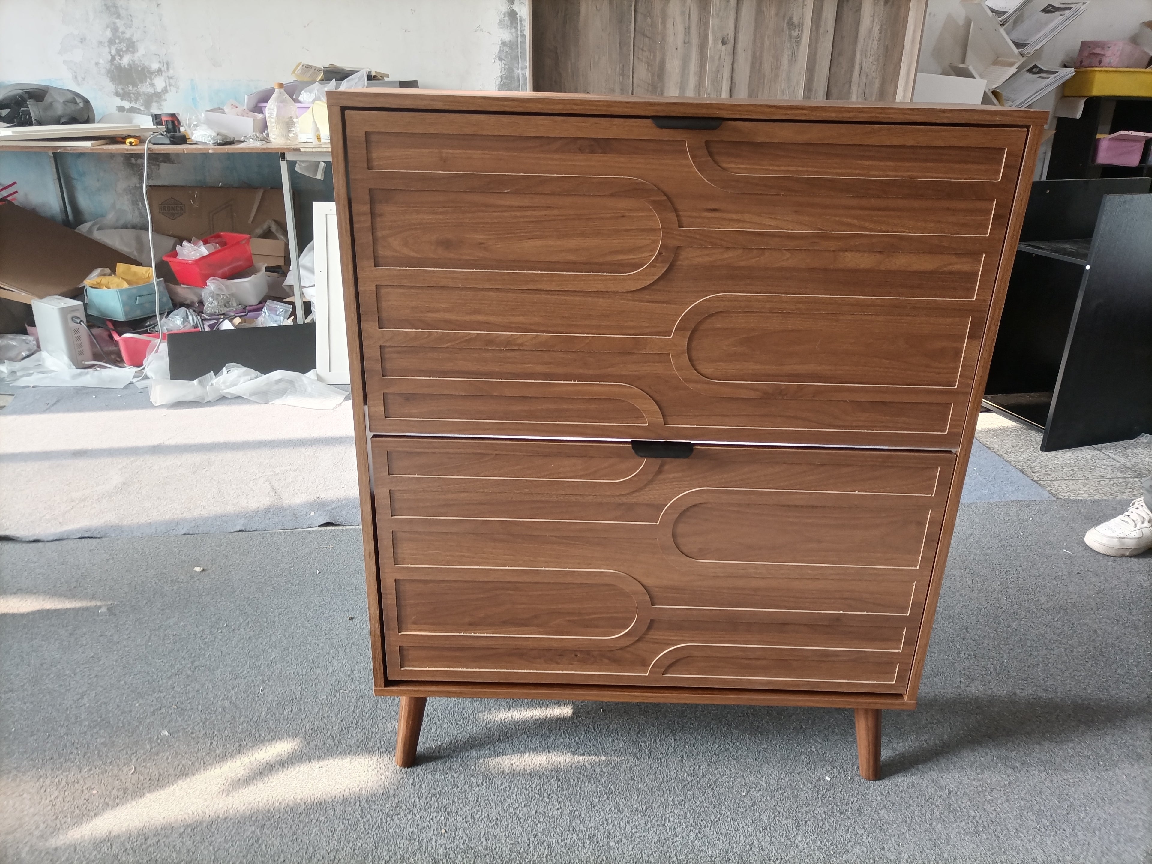 Medieval Modern Independent Shoe Cabinet