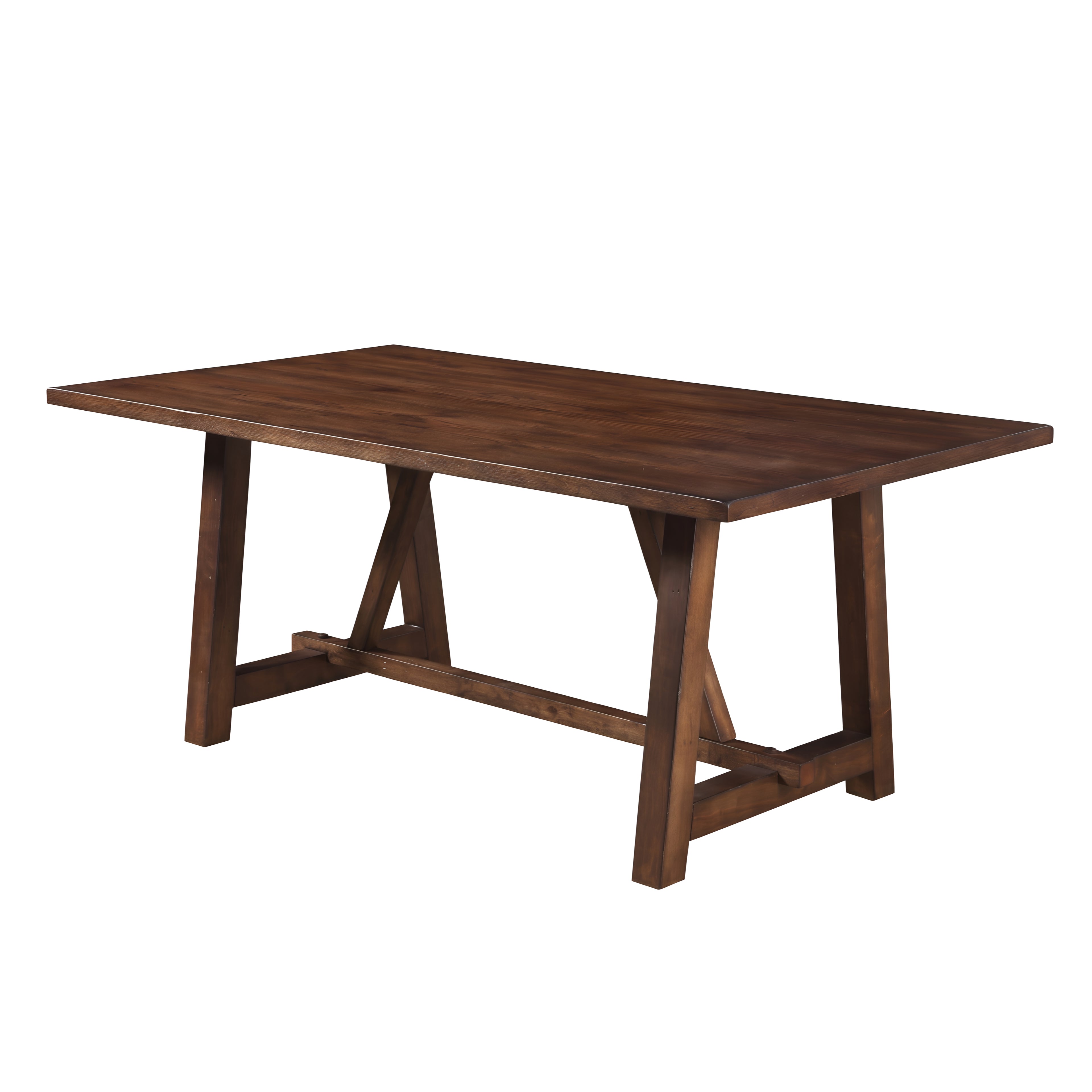 Farmhouse Style Dark Dining Table