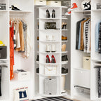 7-Tier Rotating Shoe Rack Tower