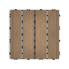 WPC Wood-Plastic Composite Patio Floor Tiles