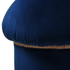 Ellen Upholstered Clover Ottoman