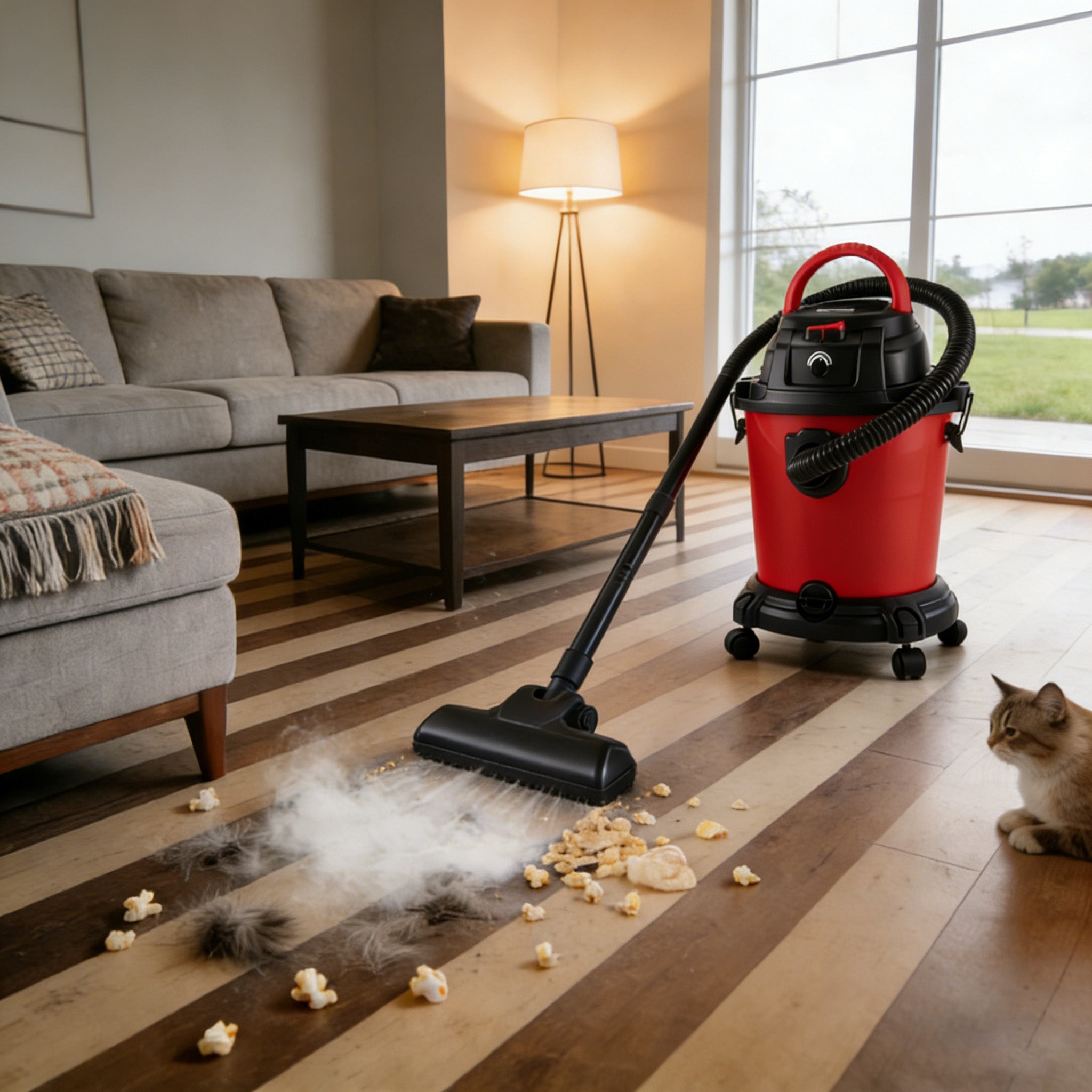 5 Gallon Wet Dry Vacuum Cleaner with Blowing Function
