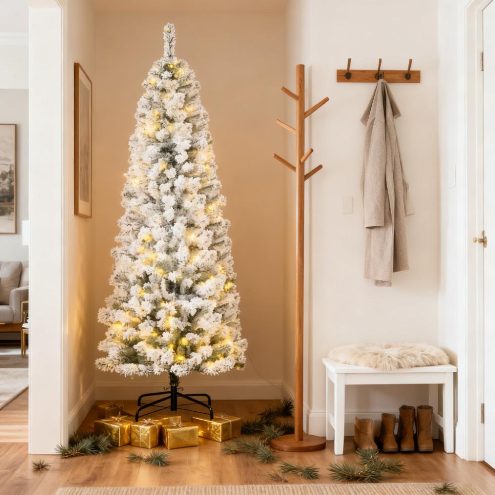 Easy to Assemble Fir Artificial Christmas Tree with LED Lights