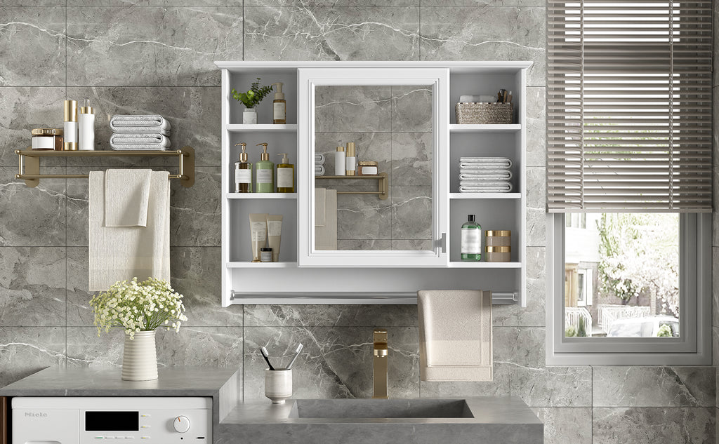 3-in-1 Bathroom Mirror Cabinet