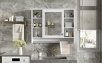 3-in-1 Bathroom Mirror Cabinet