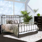 Transitional Style Antique Bed