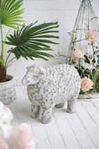 18x9.5x14" Magnesium Sheep Figurine with Weathered Finish