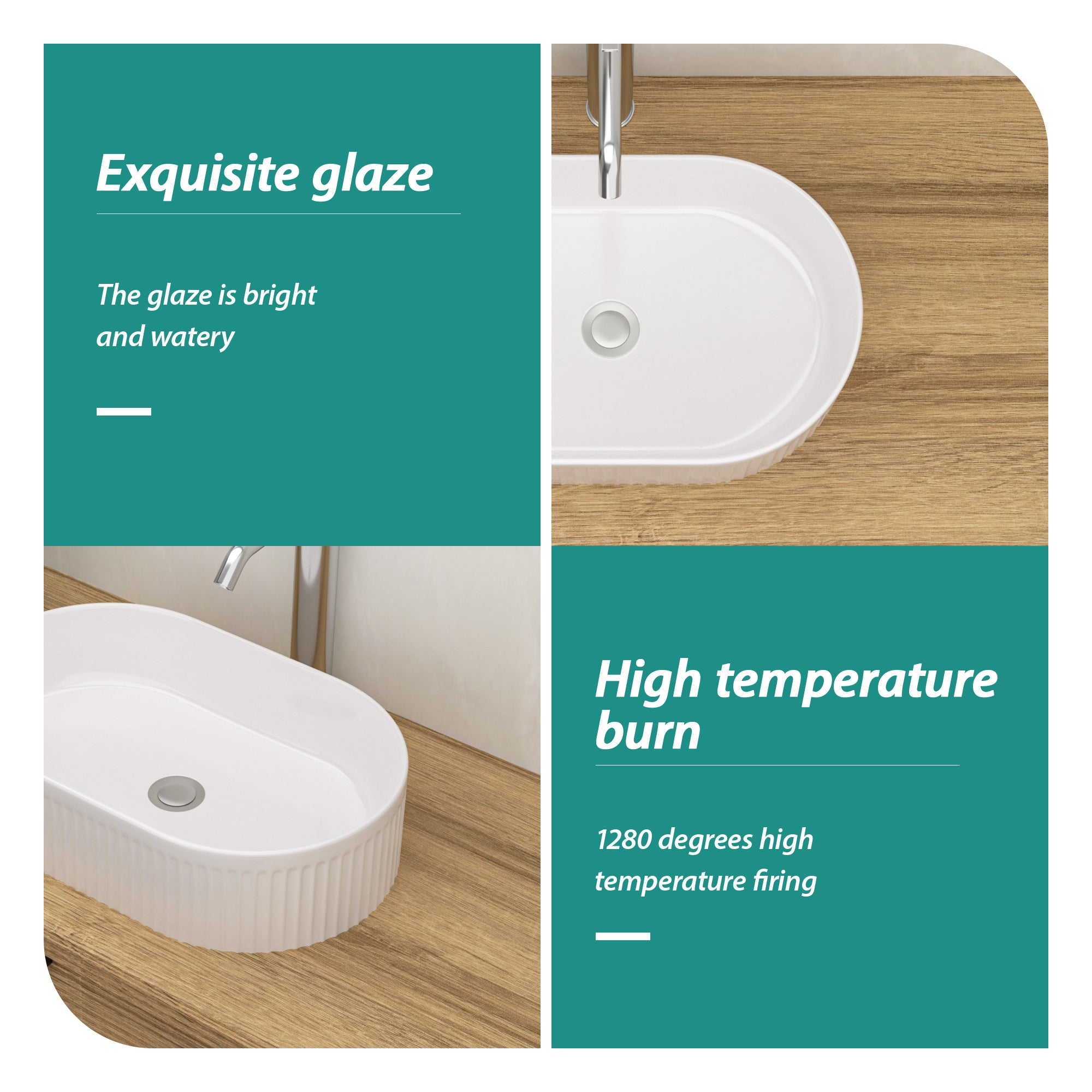 19.31x12.19 Inch Bathroom Vessel Sink