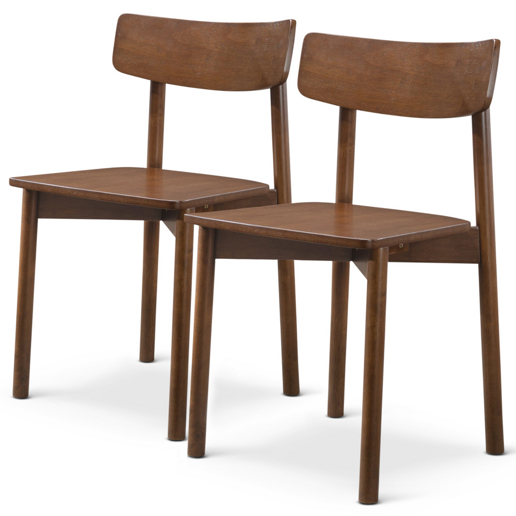 Walnut Dining Chair Set of 2