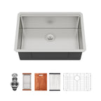 Single Bowl Undermount Workstation Kitchen Sink