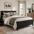Mid-Century Modern Wood Platform Bed - Full Size
