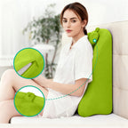 Ergonomic Spinal Posture Support & Multi-Functional Bed Pillow - Green
