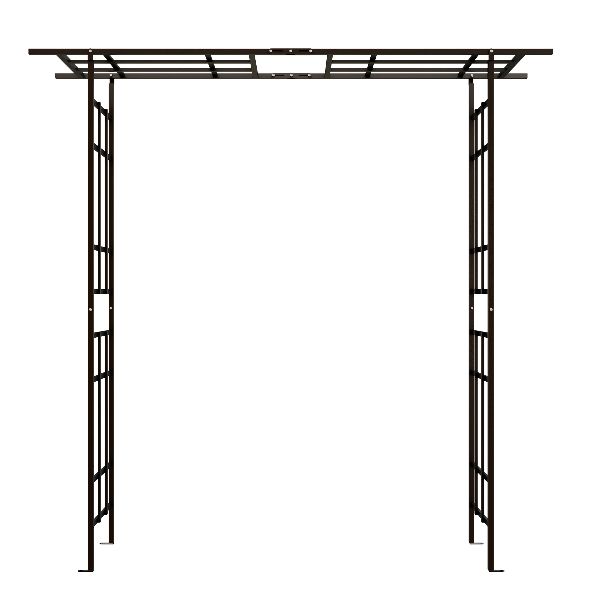 Metal Garden Arch with Adjustable Width