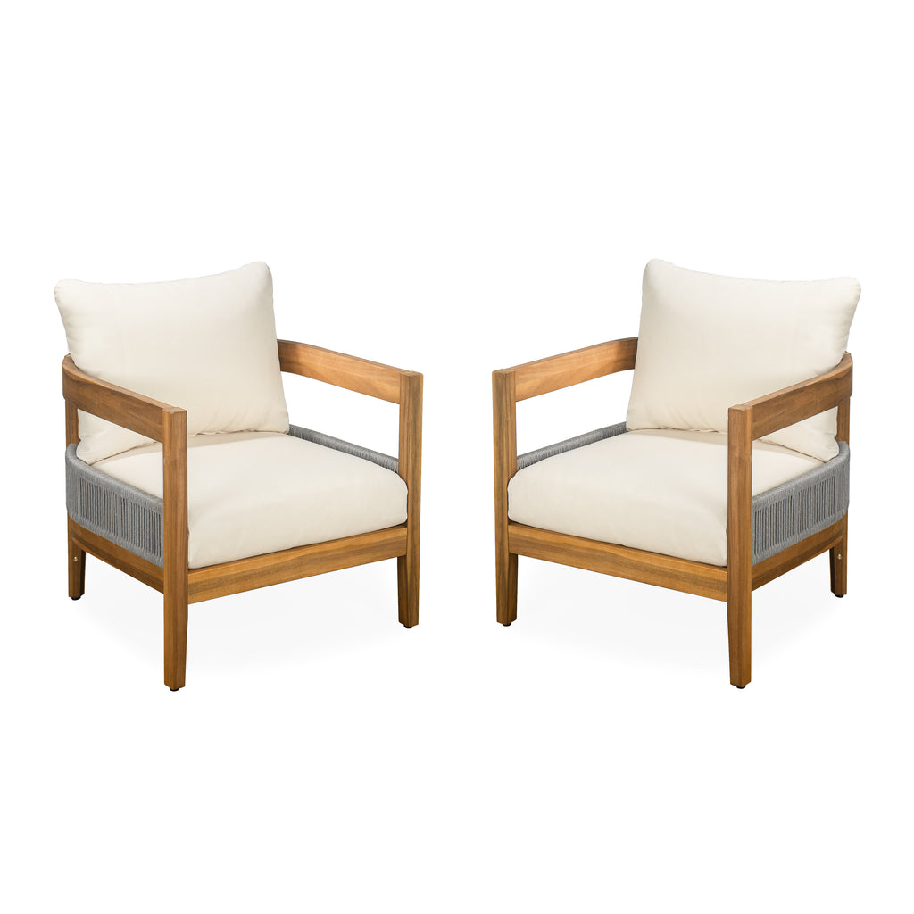 Porto Outdoor Club Chair Sets of 2