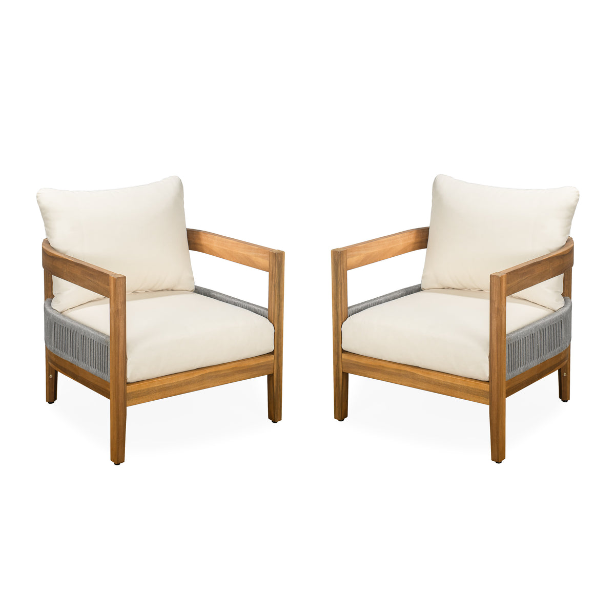 Porto Outdoor Club Chair Sets of 2