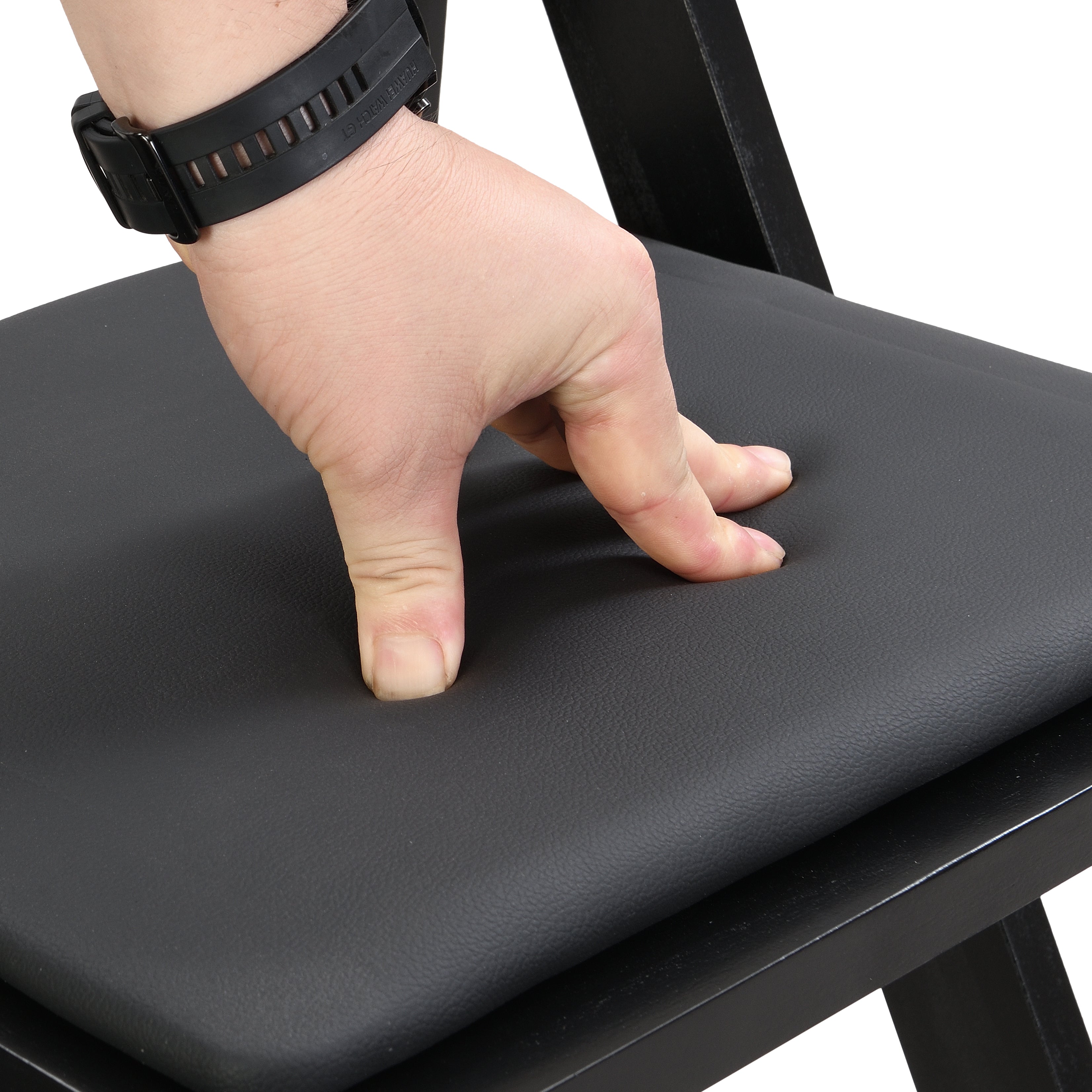 Upholstered Folding Chair Set of 4