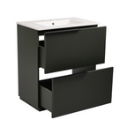 30" Bathroom Vanity with Ceramic Sink and Full-Extension Drawers
