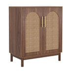 59" Rattan Sideboard Buffet Cabinet