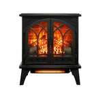 24 Inch 3D Flame Electric Infrared Quartz Fireplace Stove