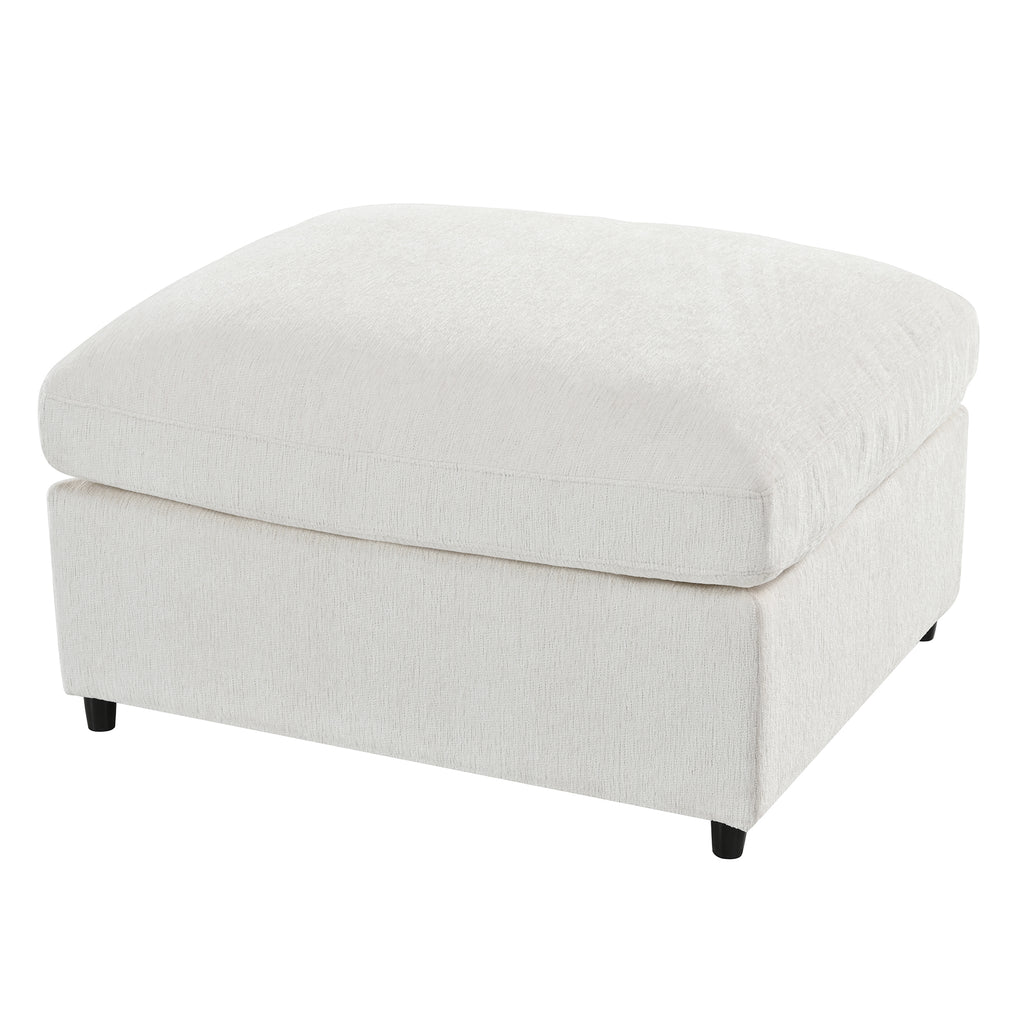 U-Style 130.3" 6-Seater Modular Sectional Sofa