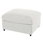 U-Style 130.3" 6-Seater Modular Sectional Sofa