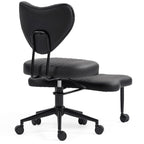 Upgraded Ergonomic Cross Legged Swivel Chair