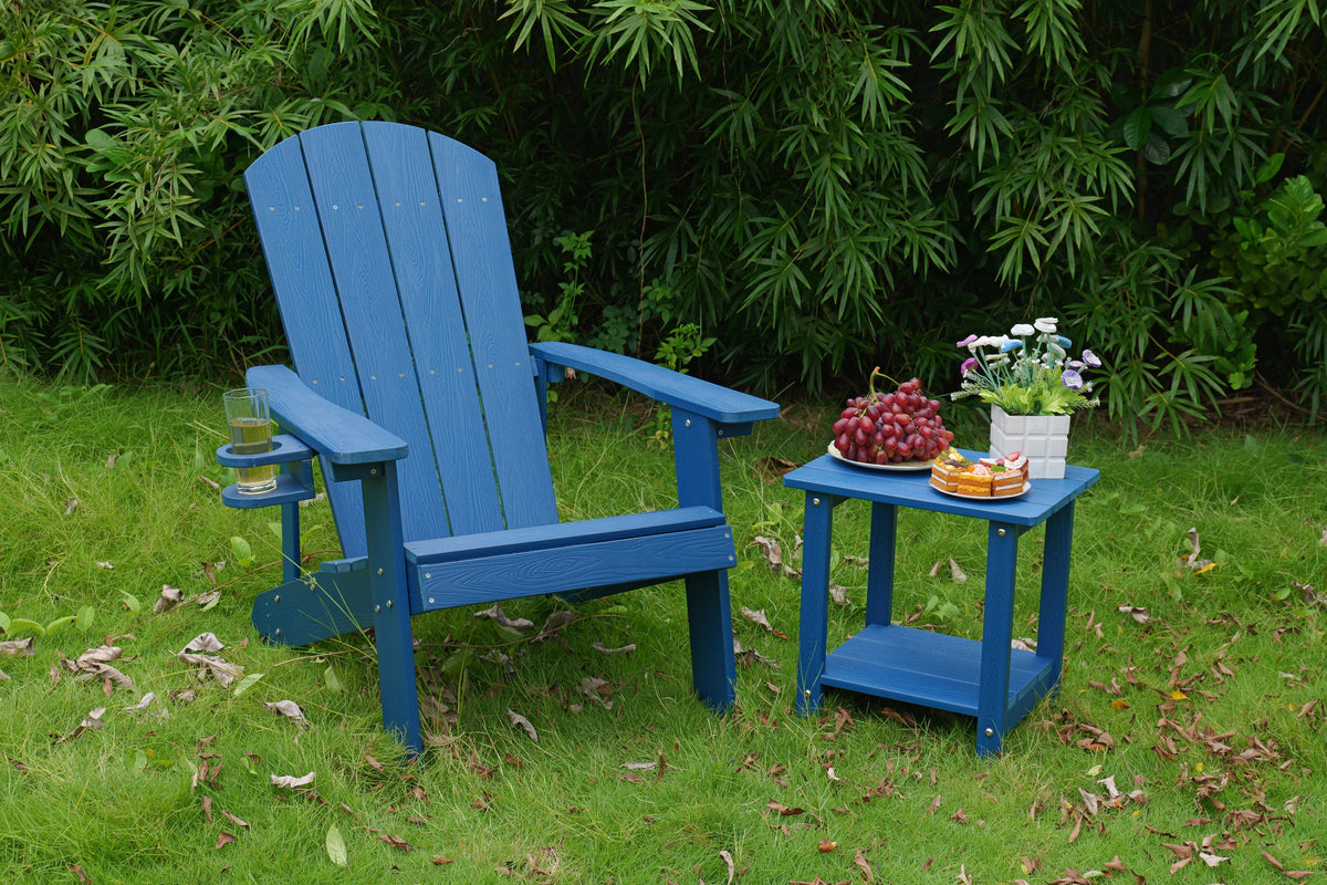 Outdoor Lounge Chair With Cup Holder