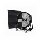 24 Inch Solar Floor-Standing Fan