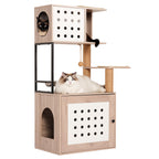 Cat Tree with Litter Box Enclosure
