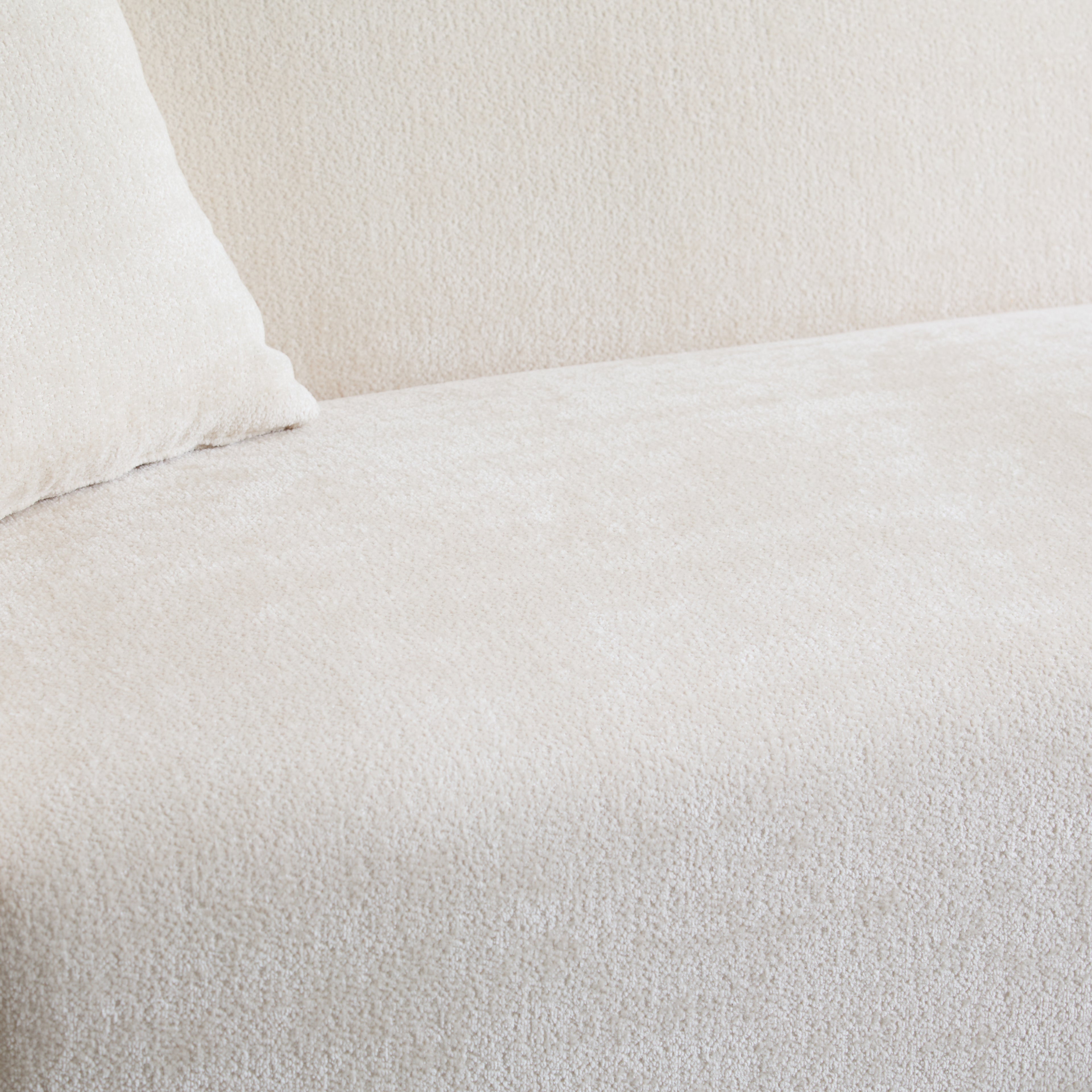 Coral 82" Curved Boucle Sofa