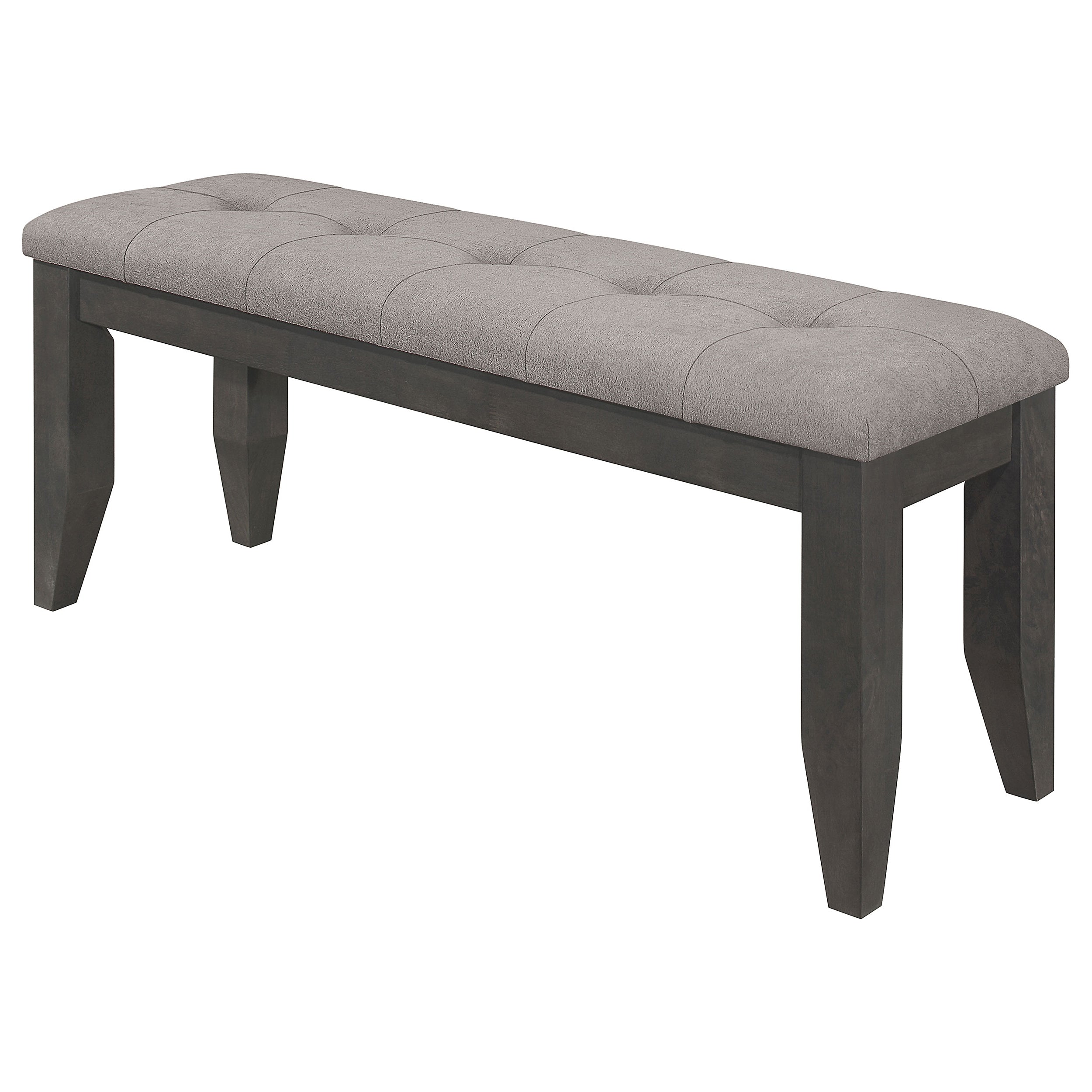 Erskin Dark Upholstered Dining Bench