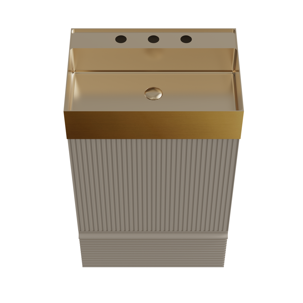 Gada 20" Striped Bathroom Vanity