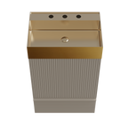 Gada 20" Striped Bathroom Vanity