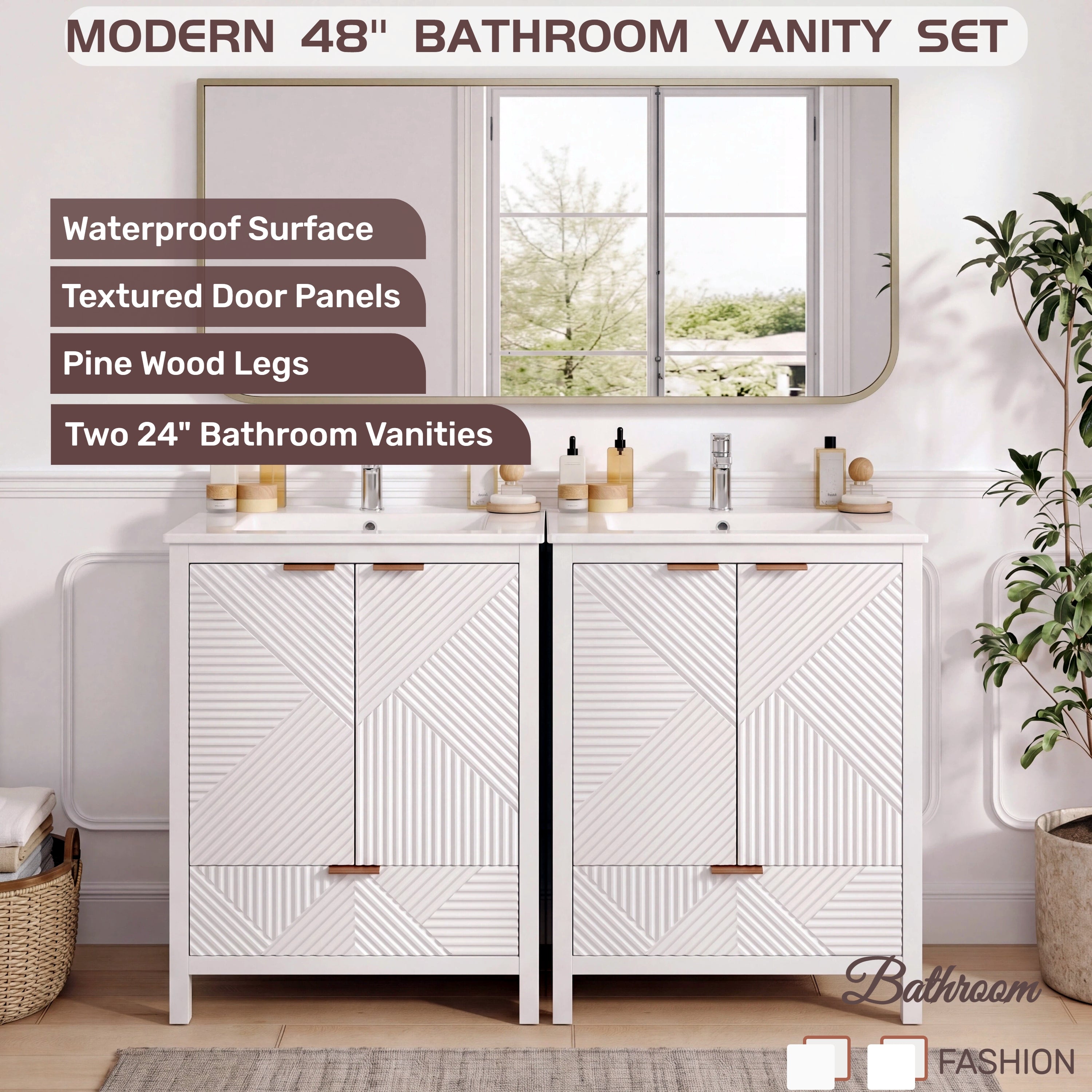 48" Bathroom Vanity Set