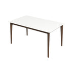Lindsey Mid-Century Modern Solid Wood Dining Table