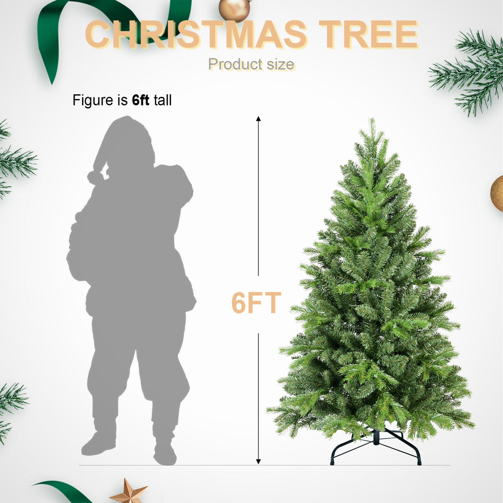 5FT Christmas Tree with 756 PE+PVC Tips