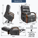 Power Dark Recliner Chair