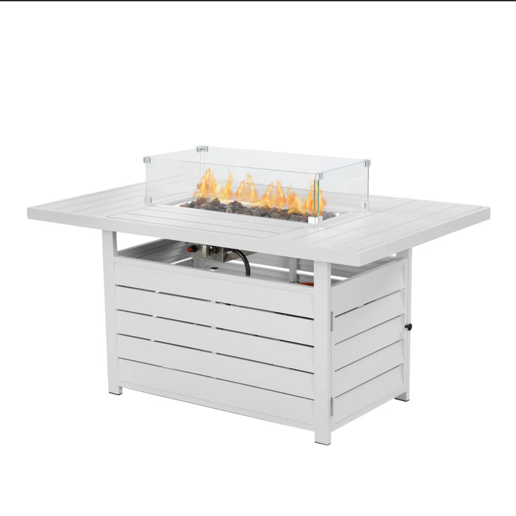 54.3 Inches Outdoor Patio Fire Pit Table