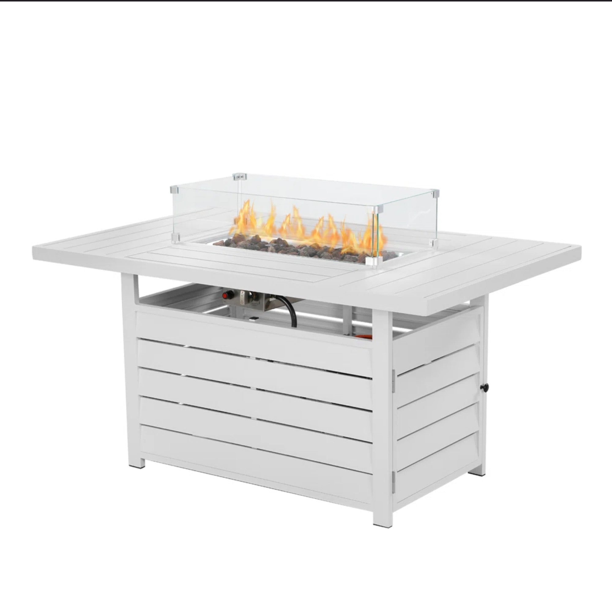 54.3 Inches Outdoor Patio Fire Pit Table