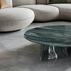 Green Marble & Metal Table