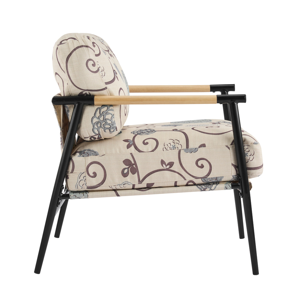 27.56" Modern Accent Chair with Plush Cushions
