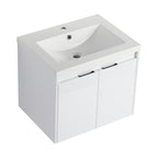24" Bathroom Vanity With Resin Sink