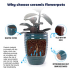 Handmade Deep Garden Pot