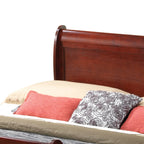 Elegant Cherry Queen Bed Frame