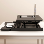 32 Inch Desk Converter, Height Adjustable Sit to Stand Riser