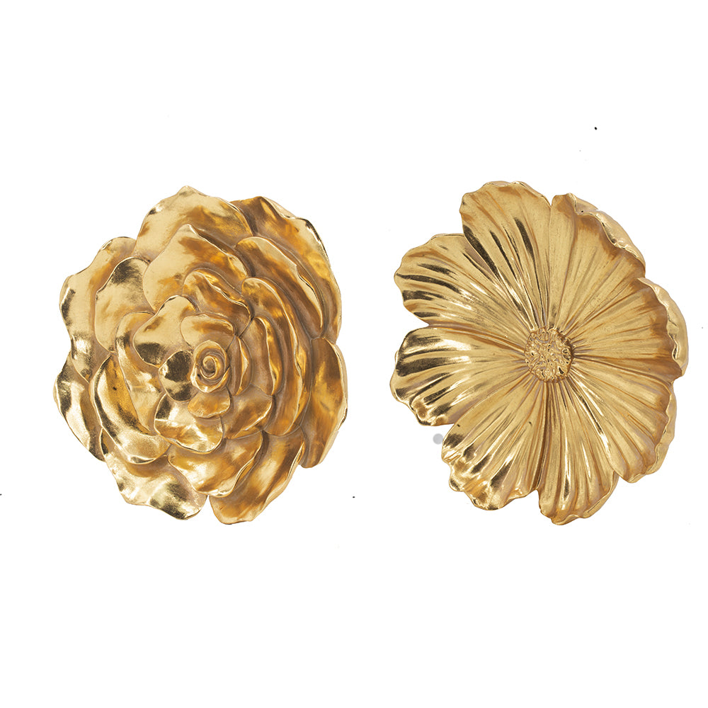 Set of 2 Decorative Roses