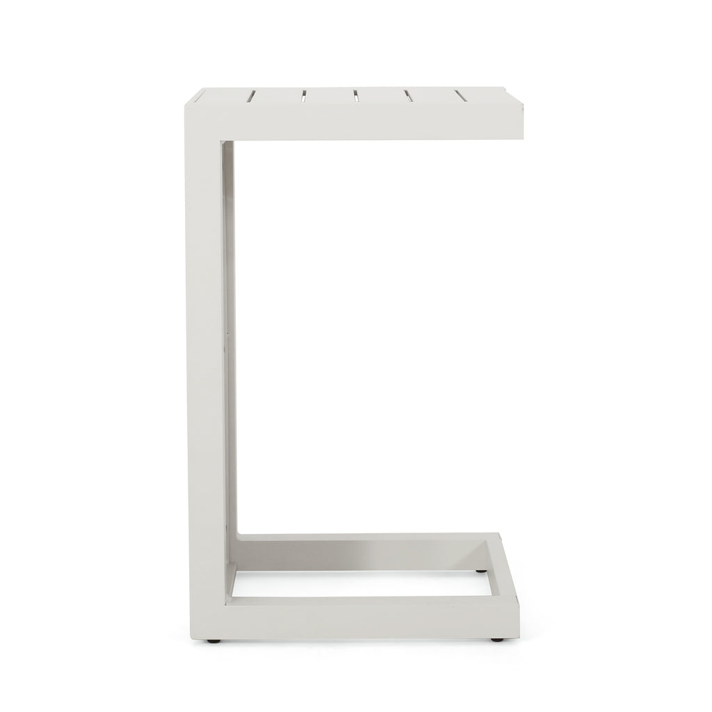Cape Coral Aluminum C-Shaped Table