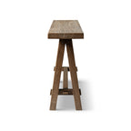 Hawthorne 60" Solid Reclaimed Elm Trestle Console Table