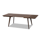 Capri 59-90.5" Solid Oak Dining Table