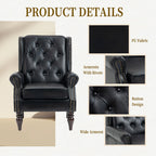 Wood Frame Armchair - Modern Accent Chair